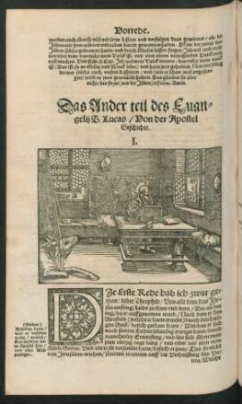 Das Ander teil des Evangelii S. Lucas/ Von der Apostel Geschichte.