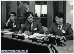 Aspen Berlin; Institut für humanistische Studien e. V.; "Eighth European-Japanese Conference on common political and economic Problems" vom 13. bis 15. Mai 1986; Inselstraße 10 (Zehlendorf)