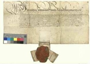 Revers König Ferdinands wegen der ihm bewilligten Türkensteuer.