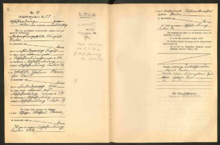 Standesamtsbuch der Stadt Aschaffenburg: Eheschließungen 252/1930 - 130/1931