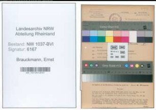 Entnazifizierung Ernst Brauckmann , geb. 29.01.1905 (Gaertner)