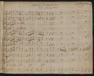 Messen. Auszüge; V (4), Coro, orch, bc; HelR deest