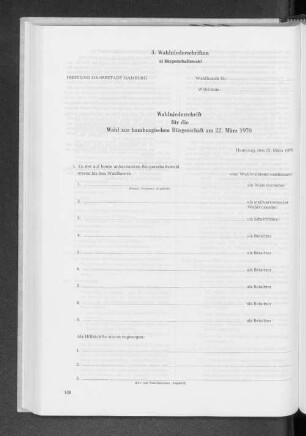 3. Wahlniederschriften