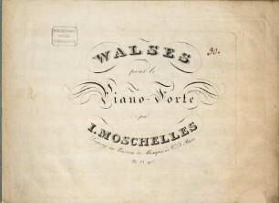 Walses : pour le Piano-Forte