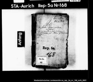 Kuratel über die Witwe Le Bruin, geb. Bluhm