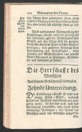Zehnde Unterredung.