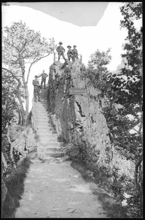 Bodetal. Bülowsfelsen