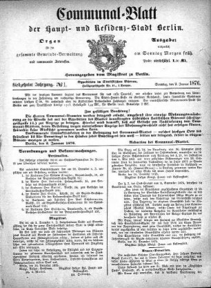 1876,1: No. 1, 2. Januar 1876
