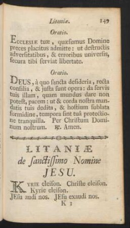 Litaniae de sanctissimo Nomine JESU