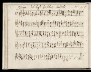 55. Paduana del Sigʳ. Guilelmo Keudelio