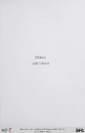 Źródła i literatura