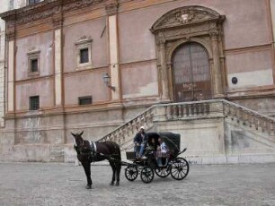 Palermo, Kutsche in der Altstadt