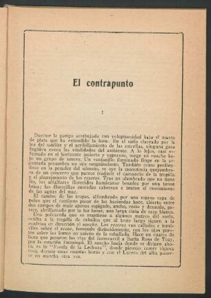 El contrapunto