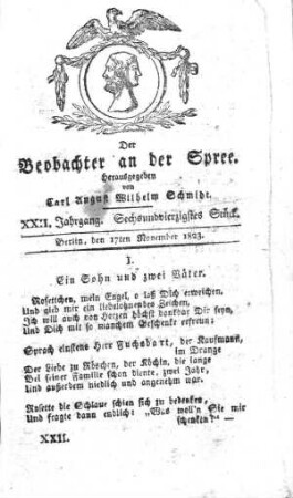 46. Stueck, 17. November 1823