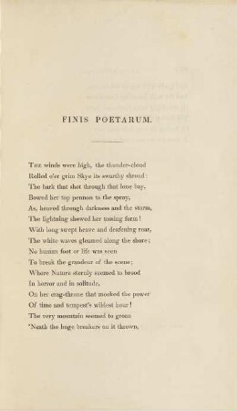 Finis Poetarum
