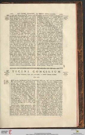 Ticini concilium