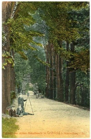 Waldenburg. Park Grünfeld Eingang