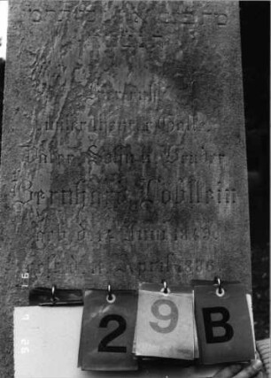 Grabstein 29 [Hahn S. 74 ]: Grabstein 29B [Hahn S. 74 ]