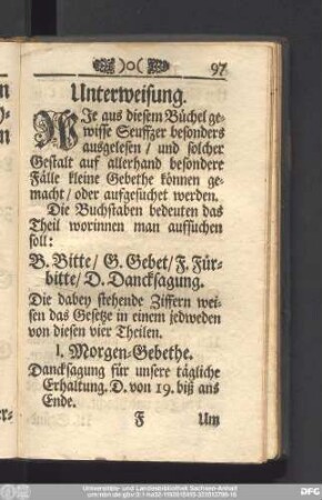 Unterweisung.