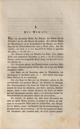 Flugschrift, [1.] (1832). - 20 S.