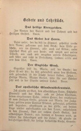 Gebete und Lehrstücke.