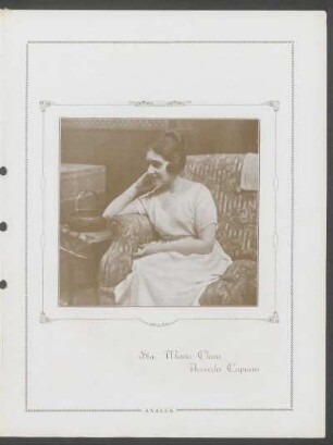 [Fotografía de] Sta. María Clara Acevedo Capurro
