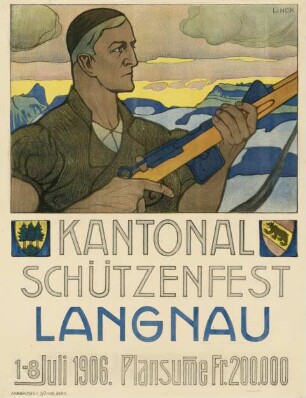 Kantonal-Schützenfest. Langnau 1906