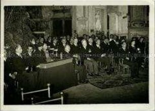Gedenkmesse am Jahrestag der Ermordung von Engelbert Dollfuß in der römischen Kirche Santa Maria del Popolo