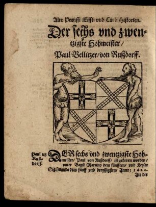 Der sechs und zwentzigste Hohmeister ...