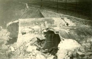 Brückenabbruch und Neubau Peiskretscham, Deutschland, 1939