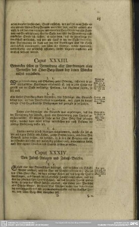 Caput XXXIV. Von Zubuß-Anlagen und Zubuß-Briefen