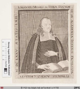 Bildnis Johannes Musaeus