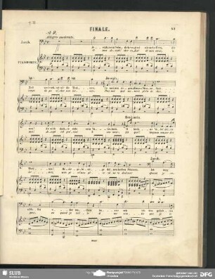 No. 9 Finale: "Joseph mein Sohn dich vergisst nie mein Herz / O mon Joseph cher enfant de mon cœur"
