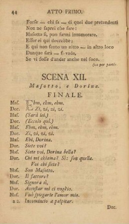 Scena XII. / Zwölfter Auftritt
