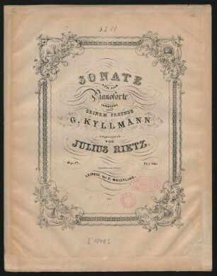 Sonate Für Das Pianoforte : Op. 17.
