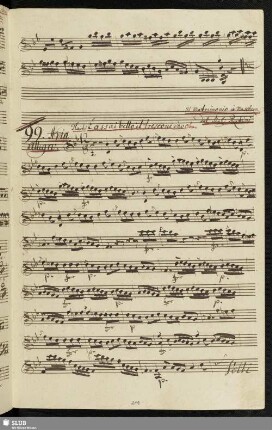 99. Aria: E'assai bello il tresconcino / Rutini, G.M.