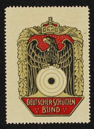 Reklamemarke "Deutscher Schützenbund"