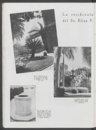 La residencia y parque del Sr. Elías F. Carvallido