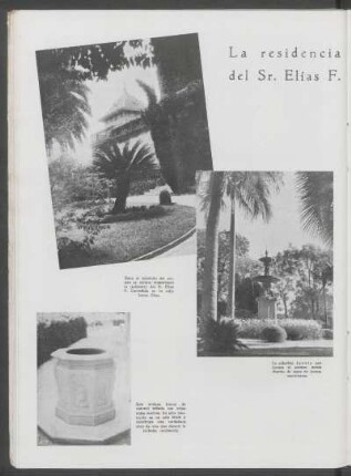 La residencia y parque del Sr. Elías F. Carvallido