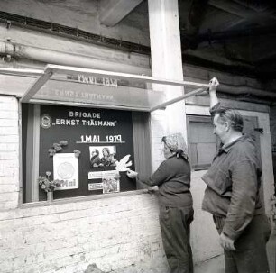 Schaukasten für 1. Mai 1979