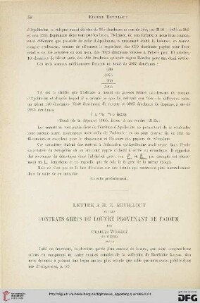 4: Lettre à M. E. Revillout sur les contrats grecs du Louvre provenant de Faioum, [2]
