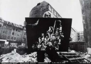 Plakat zur Fotoausstellung "Kooperatives Bauen"