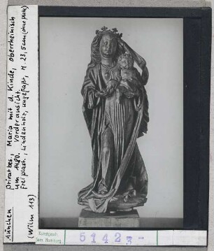München: Privatbesitz, Madonna. Oberrheinisch