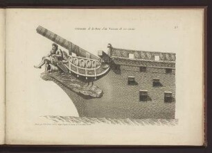 Ornements de la Proue d'un Vaisseau de 100 Canons.