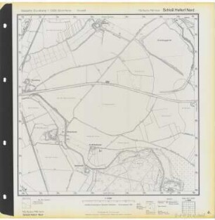 Deutsche Grundkarte, Blatt Schloß Heltorf Nord, 1961