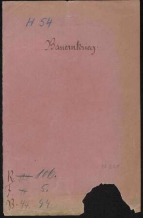 Esslinger Akten, Teil II: Vermischte Schriften zur Zeit des Bauernkriegs: 9. Mai 1525 bis 2. November 1525