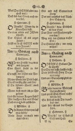 Am 13. Sontag nach Trinitatis
