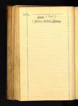 German [Pseud.]. s. Johann Michael Thumser.