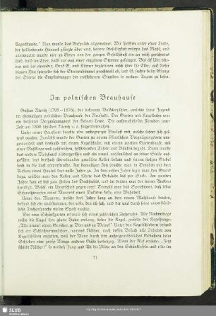 Im polnischen Brauhause