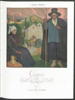 "Camino de Garay", óleo